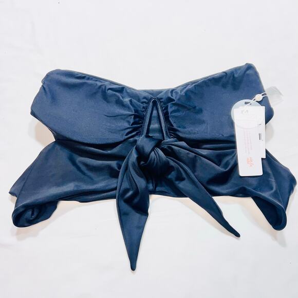 Pilyq Other - PILYQ Bikini Top Bandeau Black Women Size Medium Swimwear Swimsuit New